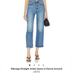 Levis ribcage straight ankle